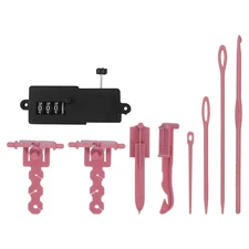  9 Pcs Circular Knitting Machine Accessories Handle Crochet Kit Hooks