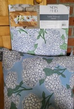 SDS Matching Hydrangea Table Runner/ Pillow. Table Runner 13x72, Pillow 19x19