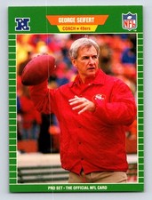 1989 Pro Set #389 George Seifert