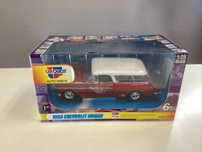 Carquest First Gear Diecast Model Car In Box 1955 Chevrolet Nomad Red
