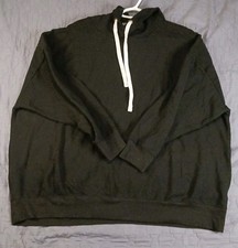 Buffalo By David Bitton Solid Black Hoodie Men Size 2x Extra Soft Dolman Sleeve