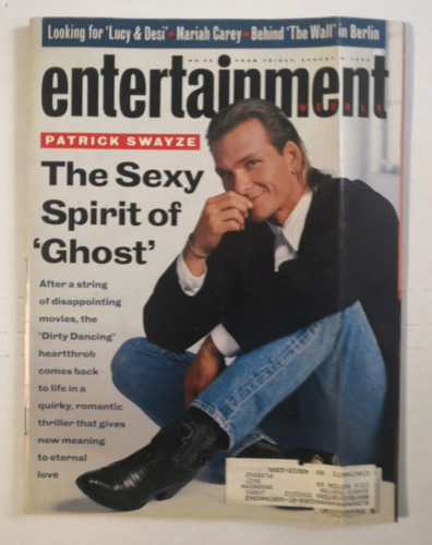 Entertainment Weekly Patrick Swayze Dirty Dancing August 3, 1990 [A] - Afbeelding 1 van 2