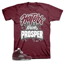 Tees To Match Jordan 5 Burgundy Sneakers - Prosper Shirt