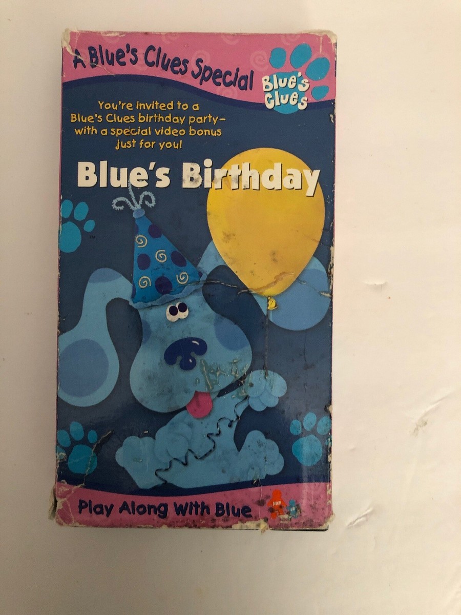 Blues Clues Blues Birthday Vhs