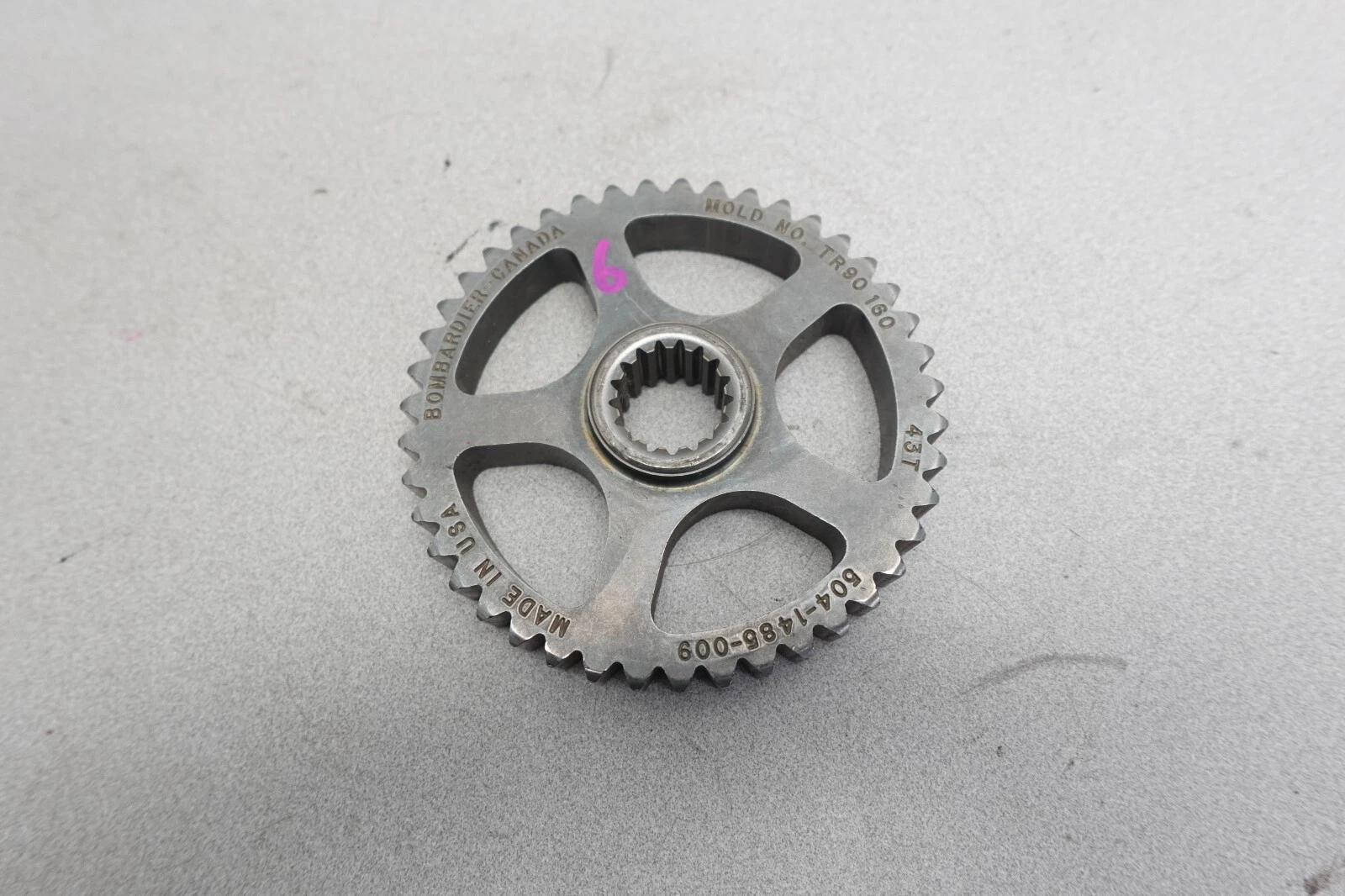 43T Tooth Bombardier Ski-Doo Chaincase Sprocket Gear 504-1485-009 MXZ Summit