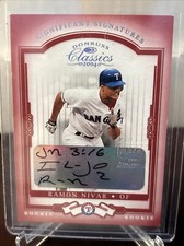 2004 Donruss Classics Significant Signatures Red #233/250 Ramon Nivar #193 Auto