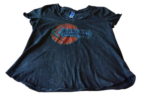 Harley Davidson Women's XL Charcoal 2016 Bruce Rossmeyer's Daytona Beach T-Shirt