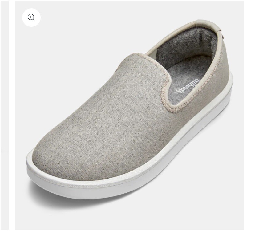 Allbirds Wool Lounger Woven Gray Slip On Comfort Shoes Women's