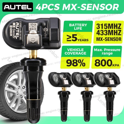 Autel TPMS Sensor MX-Sensor 315MHz + 433MHz Programmable Universal ...