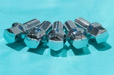 Set of 20 Chrome Mercedes Lug Bolts Nuts E350 E550 SL500 SL550 CLS550 C250 C350