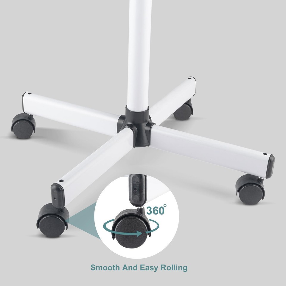 Pro 2 in 1 Facial Steamer 5X LED Floor Magnifying Lamp Ozone Mist Face