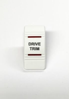 Cache Interrupteur Bateau Contura III - Noir Avec Deux Lentilles Bleues (DRIVE TRIM)