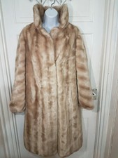 Tissavel Faux Fur Coat , Glam Uk10 Made In France