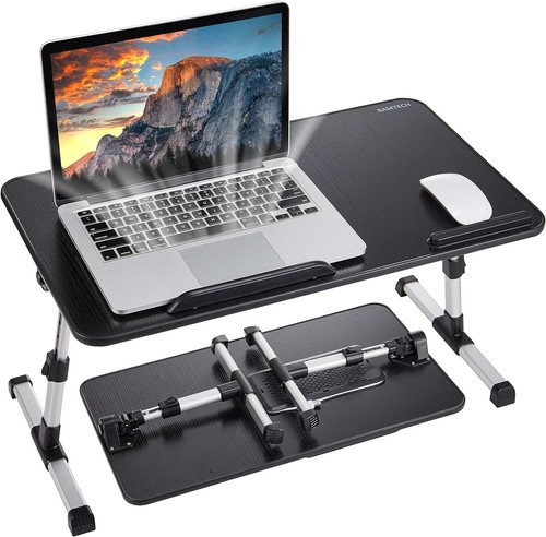 Adjustable Lap Desk with Cooling Fan - Perfect for Work and Leisure Activities - Picture 3 of 9