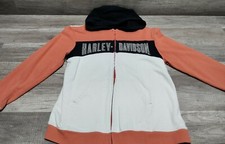 Size Medium Boys 8/10 Harley Davidson Full Zip Hooded Sweatshirt / Hoodie