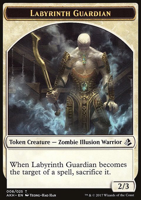 MTG Magic the Gathering Token - Labyrinth Guardian (8/347) Amonkhet LP