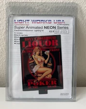 Miller Engineering HO/O Roxy's Roadho Billboard Animated Neon Sign MIL886551-NEW