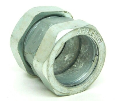 NEW! APPLETON 1'' Compression Conduit Coupling Fitting Straight FREE SHIPPING! LV