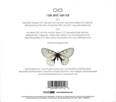 Devin Townsend - Infinity 2 x CD - Double Disc Remastered with