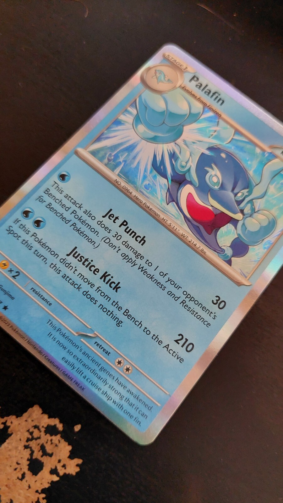 Palafin (62/197) Holographic Pokemon Card