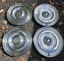 1960-1961 Mercury Monterey Montclair 14 Hubcap Wheel Cover Oem Set Of 4 1960-1961 Mercury Monterey Montclair 14 Hubcap Wheel Cover Oem Set Of 4