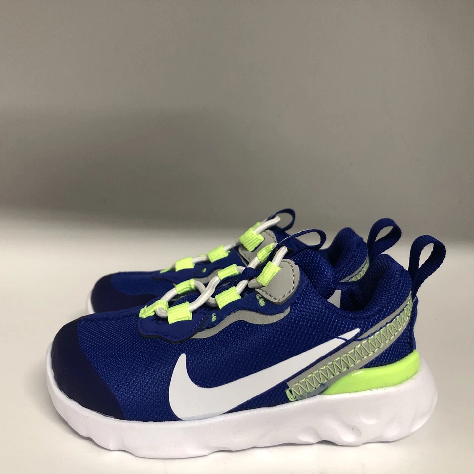 Nike Renew Element 55(TD) Hyper Blue/White/Ghost Green Toddler Size 5 - Image 4 of 4