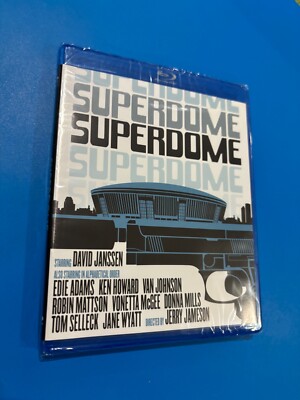 SUPERDOME (Blu-ray, 1978) David Janssen, Tom Selleck, Van Johnson, Donna Mills