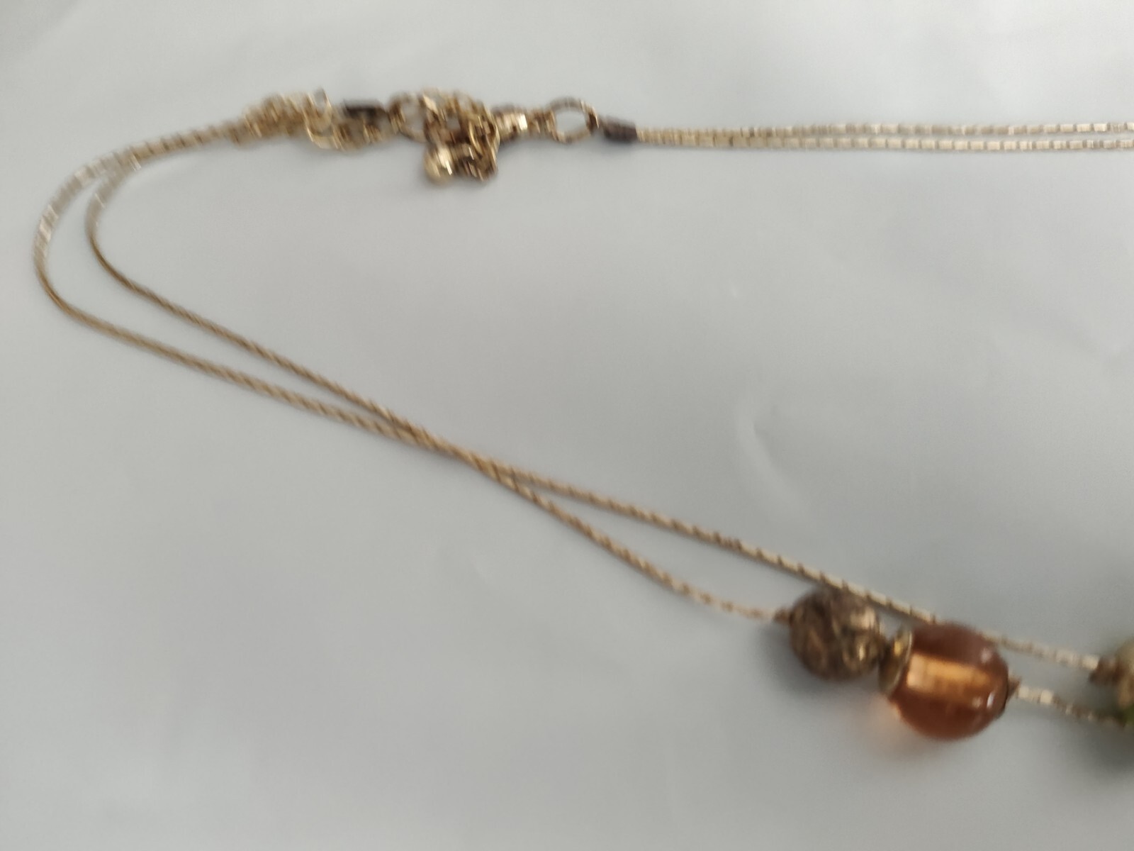 Layered Dangled Shaker Charm Statement Necklace M… - image 5