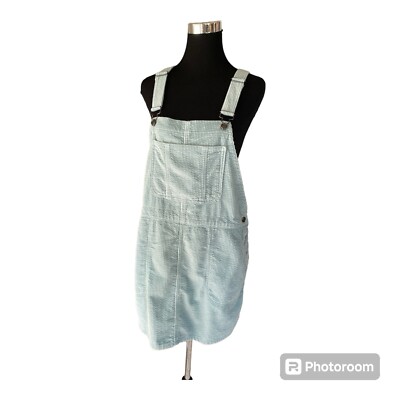 blue corduroy overall dress Corduroy Overall Dress BLUE TAYLOR