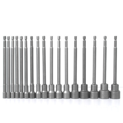 Length 150mm Non-Magnetic Hex Driver Drill Bit Socket Bore Diameter 5mm - 19mm