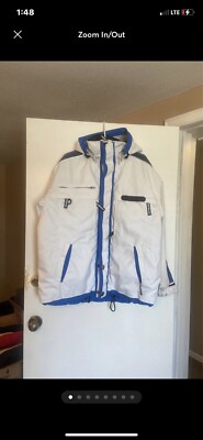 Anzi Besson Heavy Duty Ski Jacket 52 Italian Design Hooded . Vintage