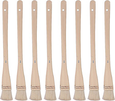 8 PCS 1 Inch Flat Hake Brushes, Creative and Professional Set for Watercolor, So