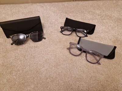 Kolibri polarisierte Sonnenbrille & Lesegerät 3-teiliges Set grau Mix +2,5 Marmor