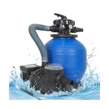Sand Filter Pump for Above Ground Pool with 6-Way Multi-Port Valve, 14in, 3/4...