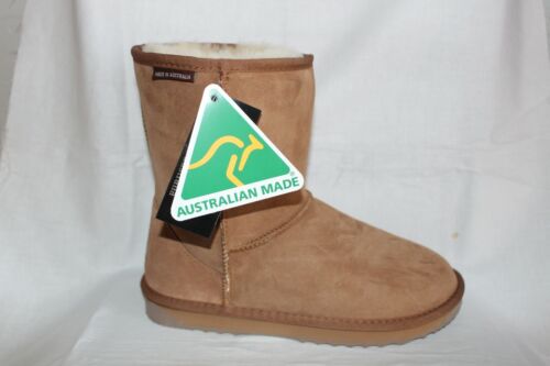 SHOES/FOOTWEAR - Comfort Me Ugg Boots Classic Mid chestnut Australian Kangaroo - Picture 1 of 7