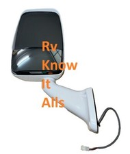 713805 Velvac Rv White Driver Side Power Mirror