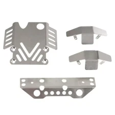 Stainless Steel Chassis Armor Protector Skid Plate for MJX 1/12 H12Y H12+ RC Car