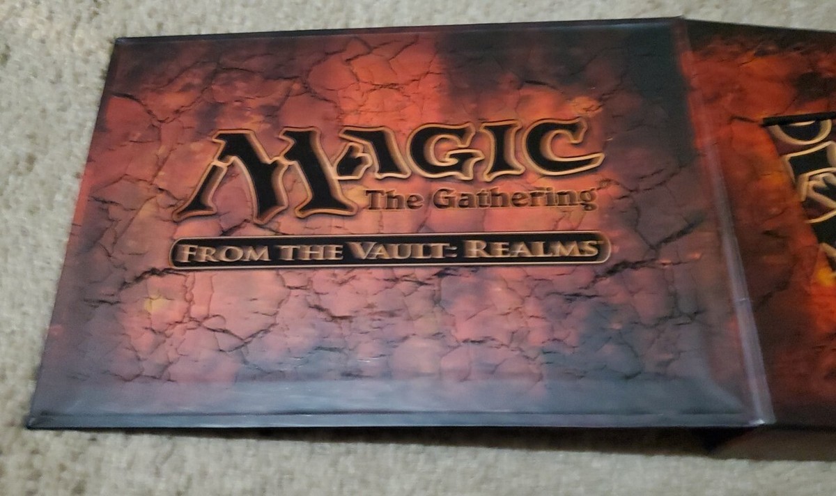 Magic The Gathering From The Vault: Realms Empty Box and Poster