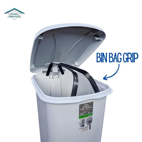 Pedal Bin With Lid Rubbish Waste Garbage Recycling Trash Dust Bin Kitchen Indoor - Picture 27 of 43