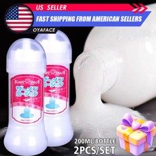2pcs Lubricant Unscented Cum Realistic Semen Lube Couple Water Based Personal