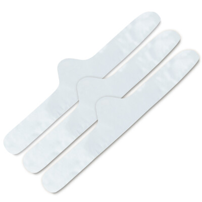 More of Me to Love Cotton Bra Liner 3-Pack, White - Stay Dry and Comfortable