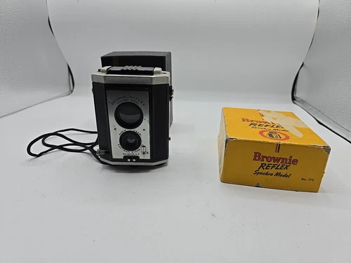 Kodak Brownie Reflex Synchro Model Camera 3C Used Untested