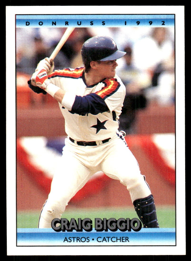 Craig Biggio 1992 Donruss #75 Astros FREE SHIPPING StackedPacks