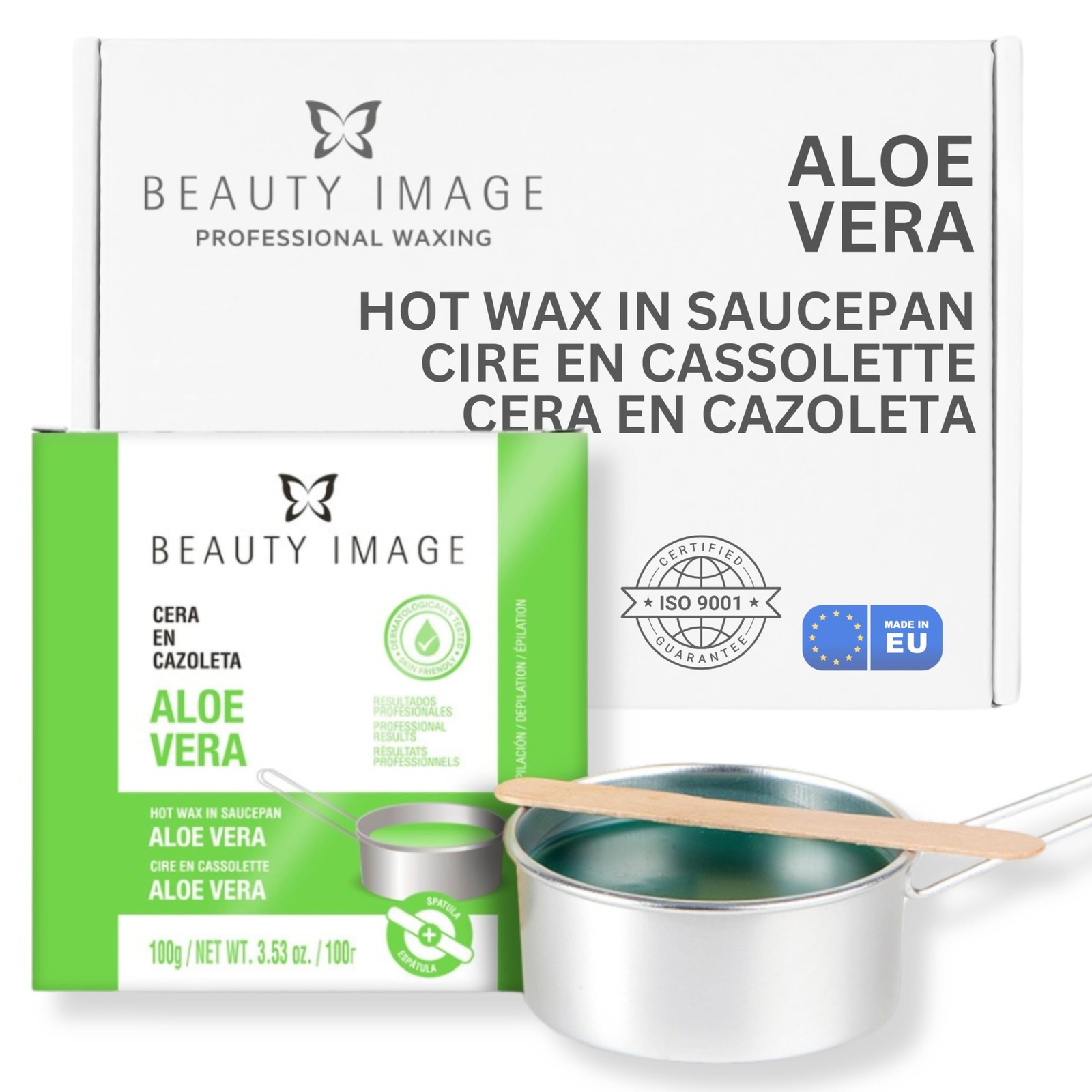 Aloe Vera Hot Wax On a Wax Pot - Image 2