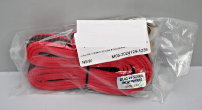 JULIUS K-9 IDC Color & Gray gumierte Leine, 20 mm x 2 m mit Schlaufe und D-Ring