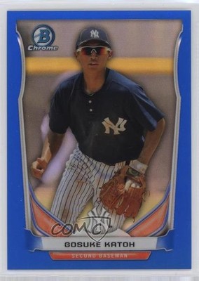 2014 Bowman Chrome Prospects Blue Refractor 41/250 Gosuke Katoh #BCP3 0e2x