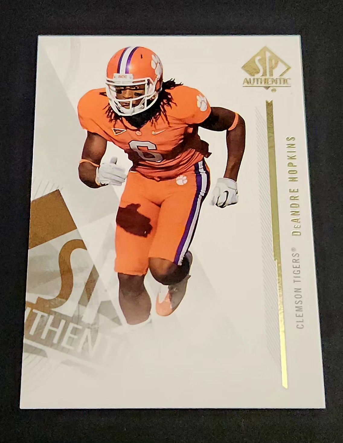 2013 SP Authentic - DeAndre Hopkins #44 (RC) Clemson Tigers