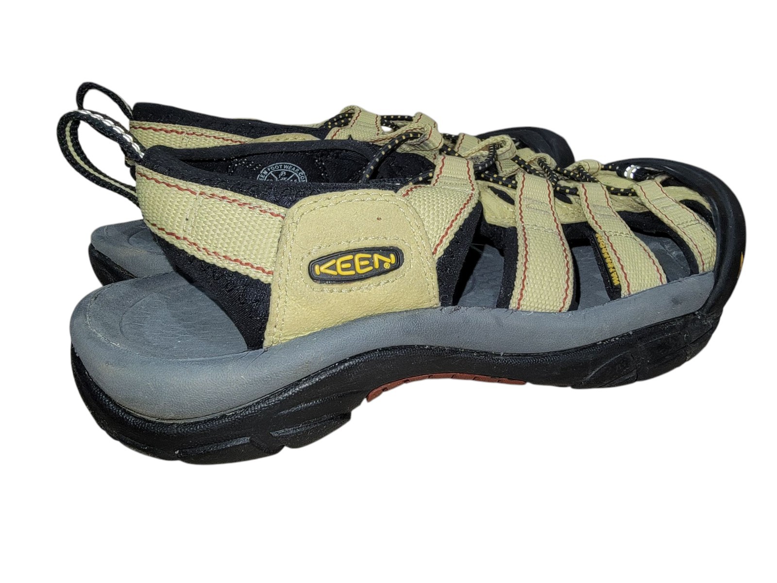 Sandali sportivi KEEN Newport H2 donna gialli impermeabili taglia 8