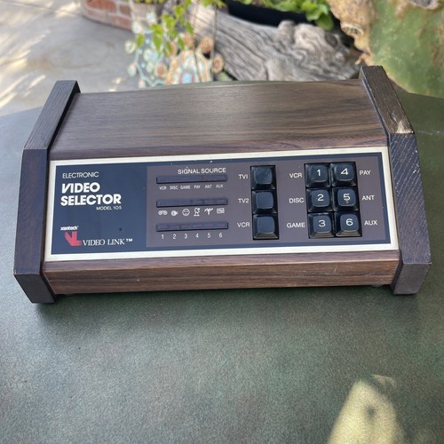 Vintage Xantech Video Link Model 105 Electronic Video Selector Untested