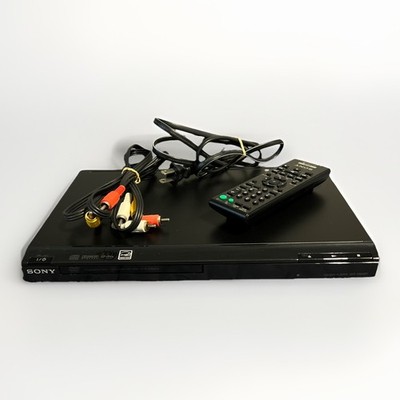 Sony DVP-SR200P Progressive Scan Media DVD Player W/ Remote & RCA Cord - WORKING